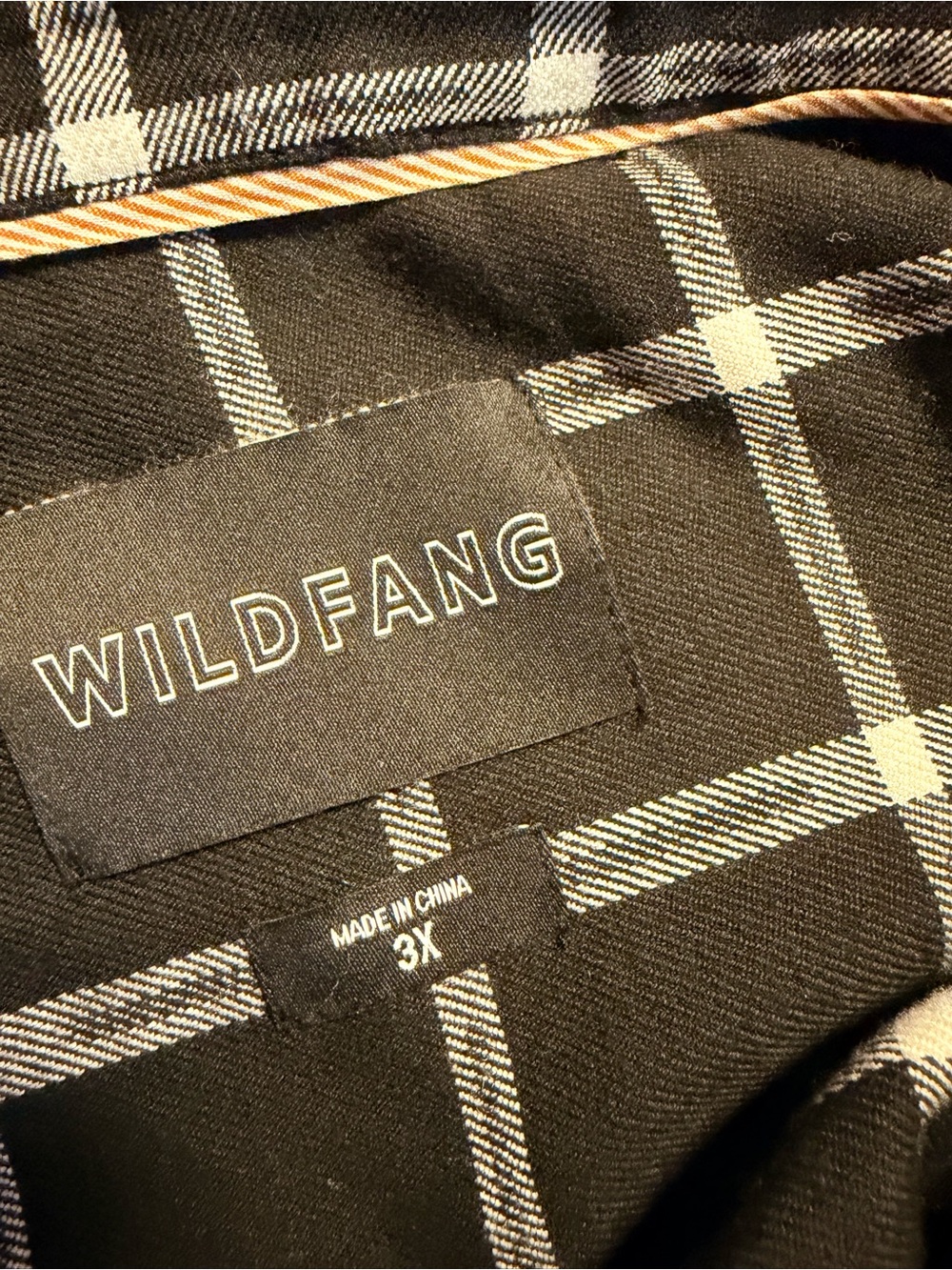 Wildfang Black & White Windowpane Plaid Plus Size Dress